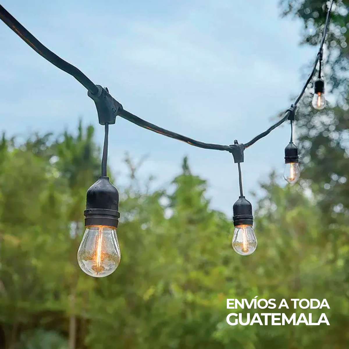 SERIE DE LUCES VINTAGE SOLARES